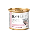 Brit GF Veterinary Diet (Бріт Ветерінарі Дієт) Cat Hypoallergenic - Вологий корм з лососем для зниження ризику алергії та харчової непереносимості у котів; 200 г