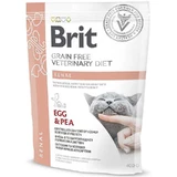 Brit GF Veterinary Diet (Бріт Ветерінарі Дієт) Cat Renal - Беззернова дієта при хронічній нирковій недостатності з яйцем і горохом для котів; 400 г