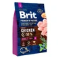 Brit Premium by Nature ADULT S - Сухий корм з куркою для дорослих собак дрібних порід; 3 кг