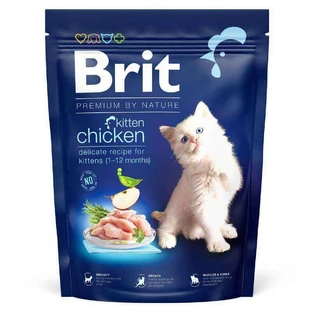 UAnimals Brit Premium by Nature Cat Kitten Chicken - Сухий корм з куркою для кошенят всіх порід (1-12 міс); 300 г