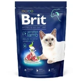 UAnimals Brit Premium by Nature Cat Sensitive Lamb - Сухой корм с ягнёнком для взрослых котов с чувствительным пищеварением; 300 г