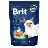 Brit Premium by Nature Cat Sterilized Salmon - Сухий корм з лососем для дорослих стерилізованих котів; 300 г