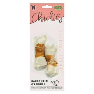 Bubimex (Бубімекс) Knotted Сhewing Bones with Chicken Fillet - Жувальні кістки з курячим філе для собак; 2 шт