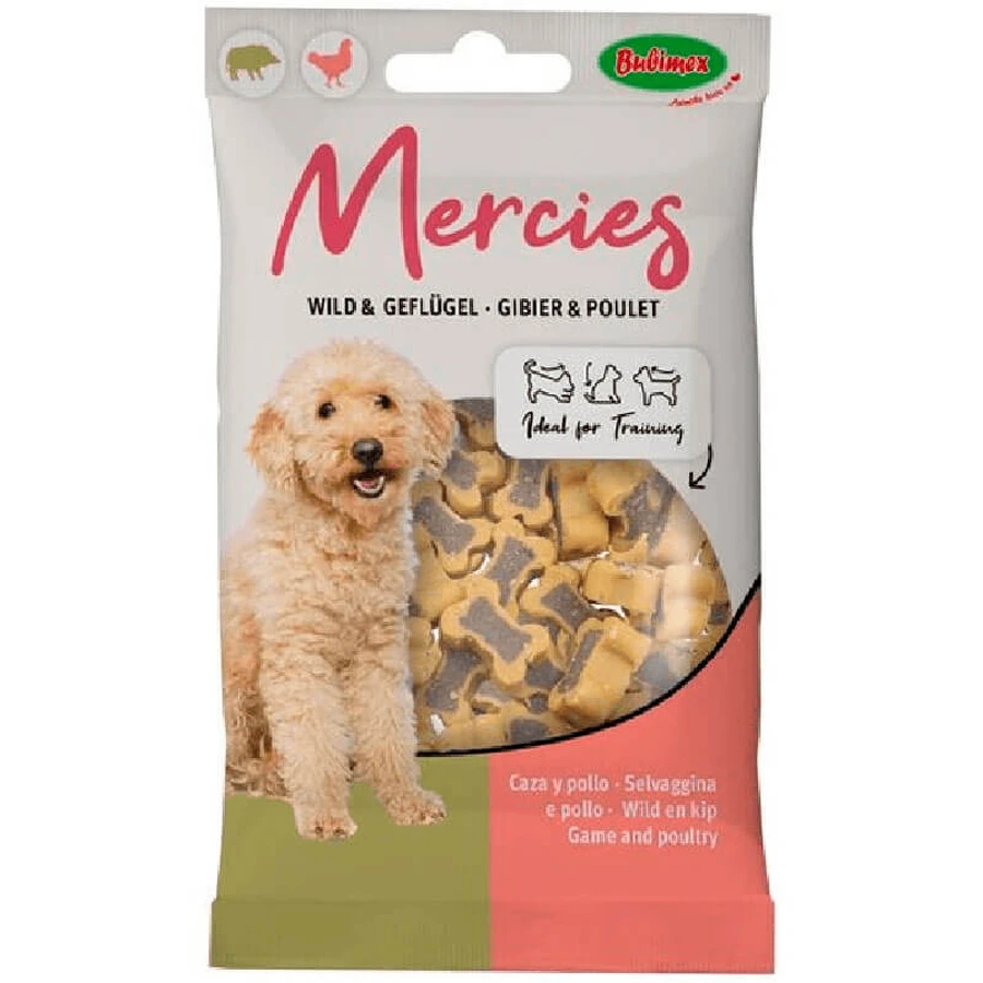 Bubimex (Бубімекс) Mercies Game and Chicken - Ласощі з птицею та дичиною для собак; 100 г: ціни та характеристики