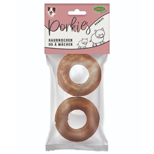 Bubimex (Бубимекс) Porkies Ringies - Лакомства Жевательные кольца из свинины для собак; 80 г