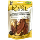 Bubimex (Бубімекс) Rabbit Ears with Duck - Ласощі Кролячі вушка з качкою для собак; 90 г