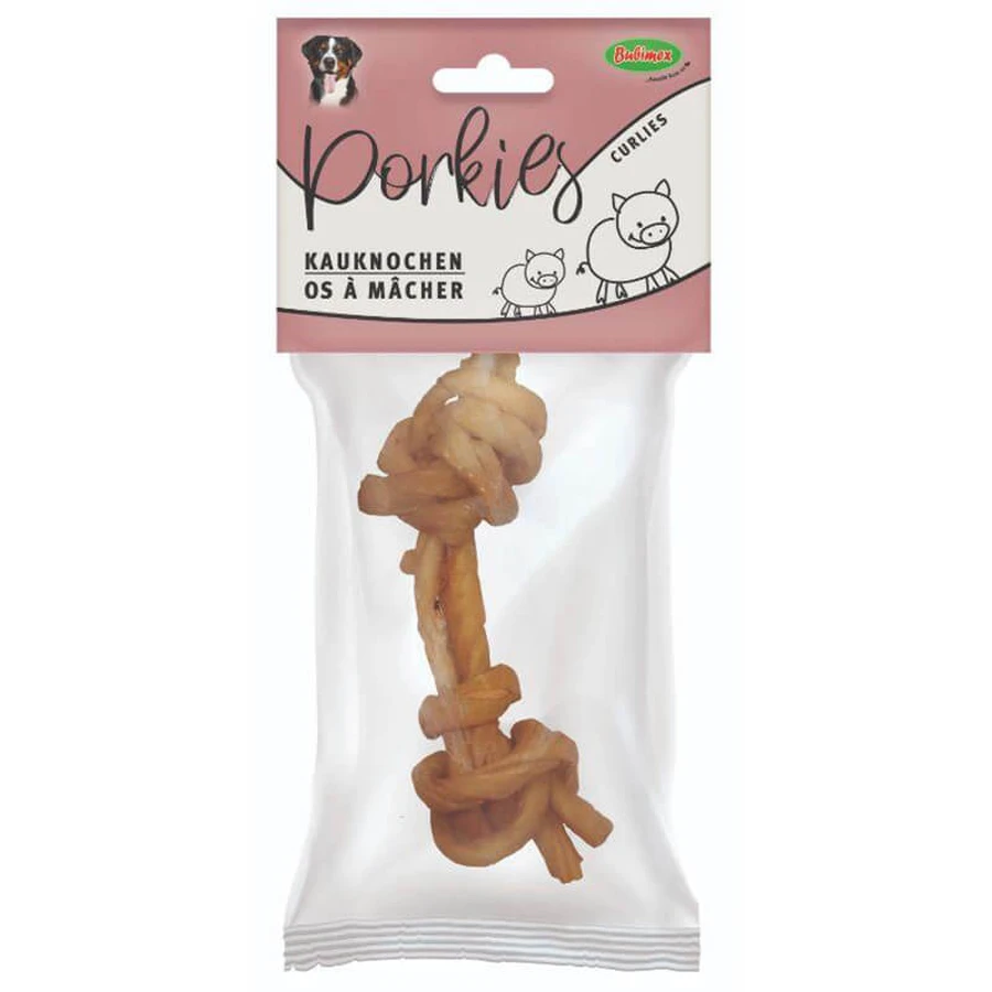 Bubimex (Бубимекс) Twisted Сhewing Bones Porkhide - Жевательные крученые кости из свиной кожи для собак; 110 г х 1 шт.: цены и характеристики