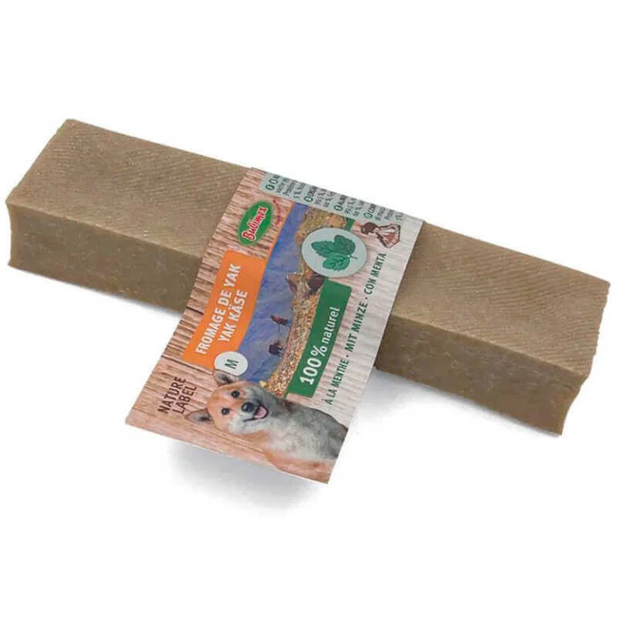 Bubimex (Бубімекс) Yak cheese mint - Ласощі сирні з молока яка з м'ятою для собак; 100-120 г: ціни та характеристики