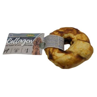 Bubimex Salmon Collagen Donuts - Ласощі Колагеновий пончик з лососем для собак; 10 см / 75 г