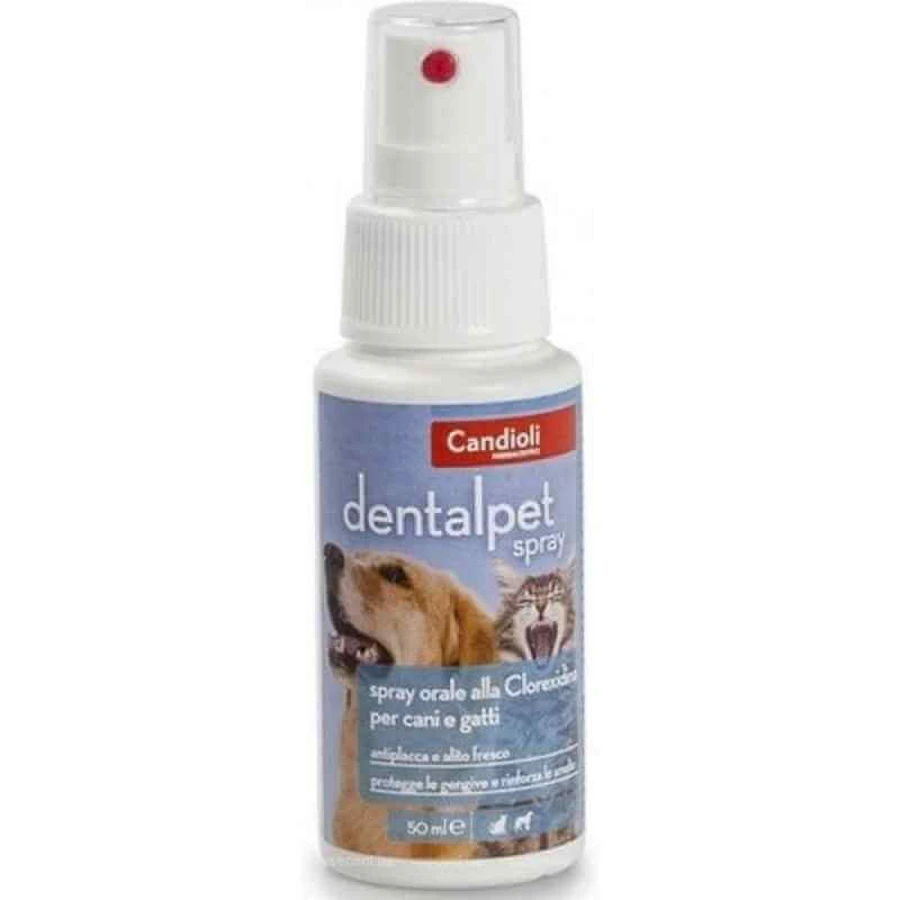 Candioli (Кандіолі) DentalPet Spray - Спрей для догляду за ротовою порожниною собак та котів; 50 мл: ціни та характеристики