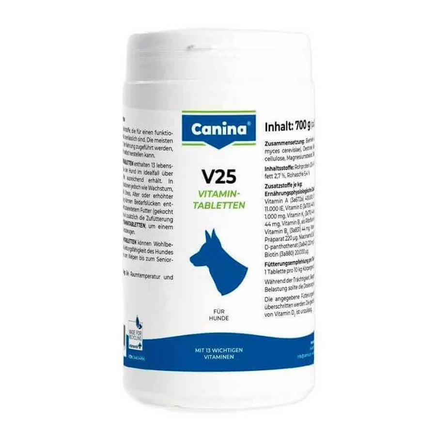 Canina (Канина) V25 Vitamintabletten - Витаминный комплекс для собак; 210 шт.: цены и характеристики