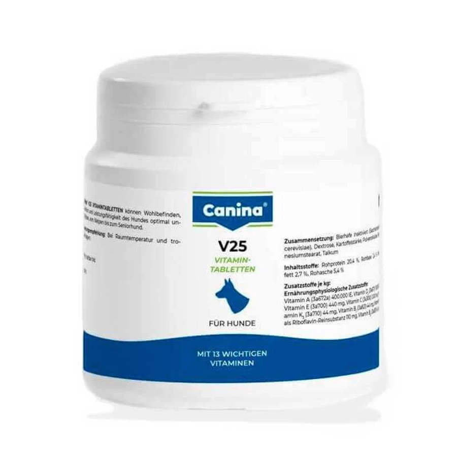Canina (Канина) V25 Vitamintabletten - Витаминный комплекс для собак; 30 шт.: цены и характеристики