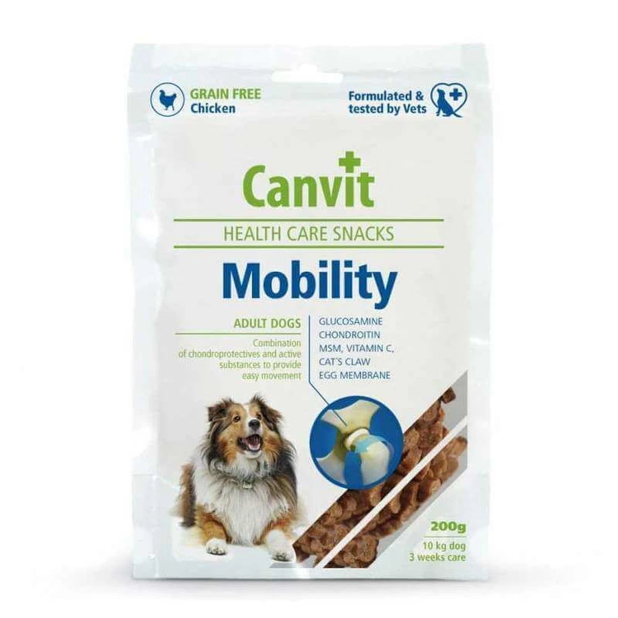 Canvit (Канвит) Mobility Snack - Полувлажное лакомство для защиты и восстановления суставов стареющих и взрослых собак; 200 г (250 шт.): цены и характеристики