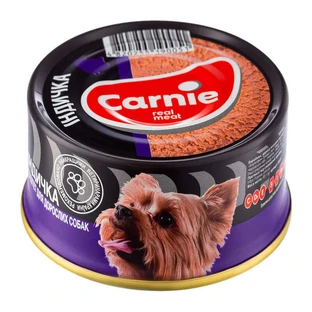 Carnie (Карні) Консервований корм з індичкою для собак у порційній упаковці (паштет); 95 г