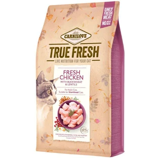 Carnilove True Fresh Cat Chicken - Сухий корм з куркою для дорослих котів; 340 г