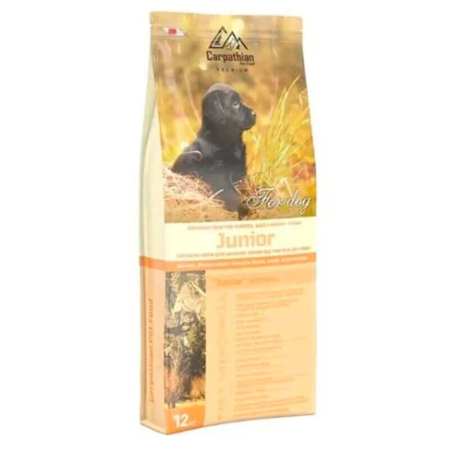 Carpathian Pet Food (Карпатиян Пэт Фуд) Junior - Сухой корм для щенков; 12 кг: цены и характеристики