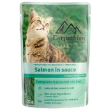 Carpathian Pet Food (Карпатіян Пет Фуд) Salmon in sauce - Вологий корм з лососем в соусі для дорослих котів всіх порід; 100 г