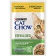 Cat Chow (Кэт Чау) Sterilized – Влажный корм с курицей и баклажанами для стерилизованных котов (кусочки в подливе); 85 г