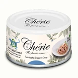 Cherie (Шери) Hairball Control Tuna topping Snapper in Gravy - Вологий корм з тунцем і луціаном для контролю утворення грудочок шерсті для дорослих котів (шматочки в соусі); 80 г