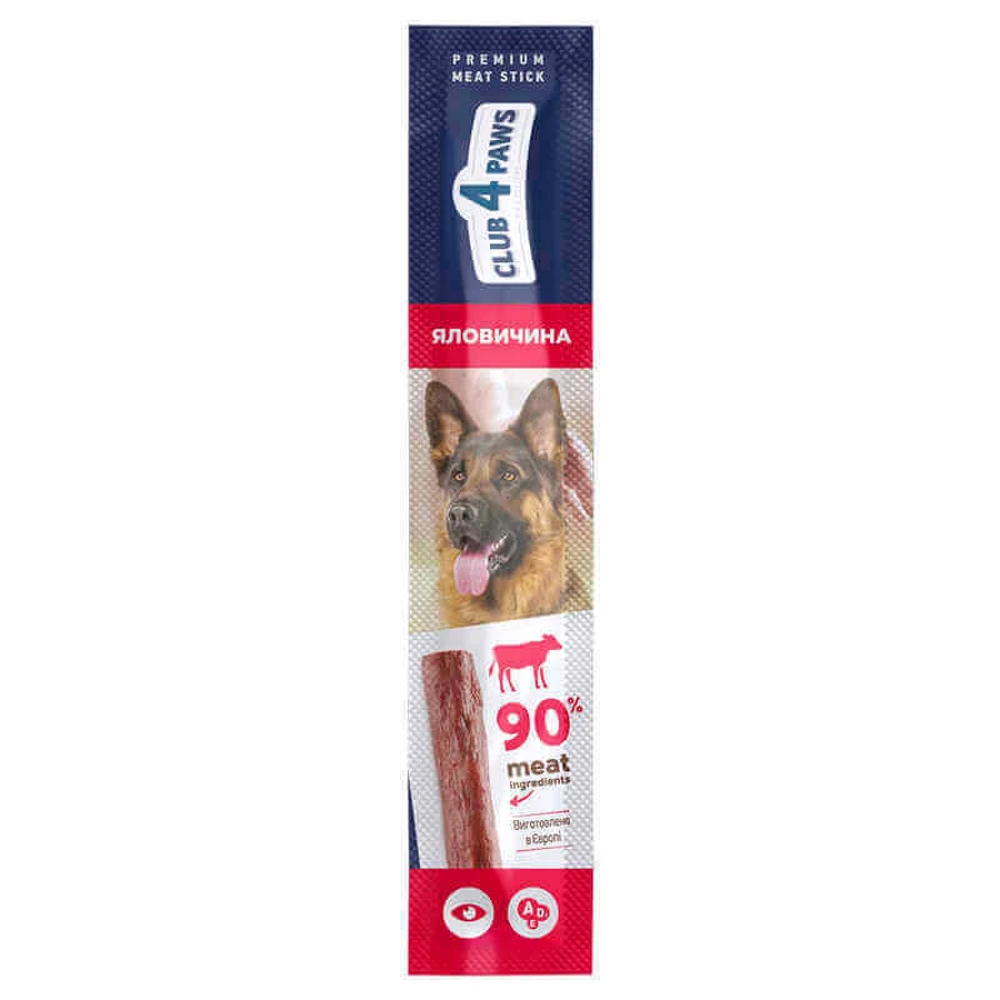 Club 4 Paws (Клуб 4 Лапы) Premium Meat Stick Beef - Мясная палочка Говядина для собак; 12 г: цены и характеристики