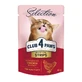 Club 4 Paws Premium Selection Cat Strips Chicken in Gravy - Влажный корм с курицей для котов (полоски в соусе); 85 г