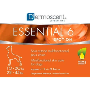 Dermoscent (Дермосент) Essential 6 spot-on - Засіб по догляду за шкірою і шерстю собак; 10-20 кг