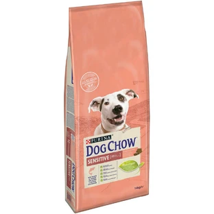 Dog Chow Adult Sensitive - Сухий корм з лососем і рисом для собак; 14 кг