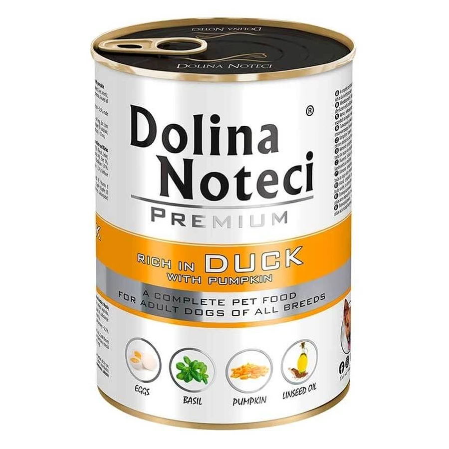 Dolina Noteci Premium (Долина Нотечі Преміум) Duck with Pumpkin Adult Dogs - Консервований корм з качкою та гарбузом для собак всіх порід; 400 г: ціни та характеристики