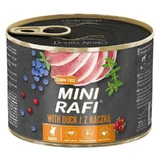 Dolina Noteci RAFI Mini Dog with Duck - Консервированный корм с уткой, голубикой и клюквой для взрослых собак мини пород (паштет); 185 г