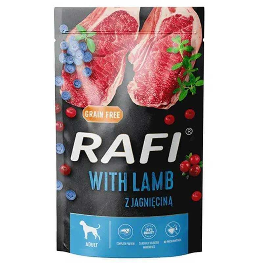 Dolina Noteci RAFI Dog with Lamb - Влажный корм с ягненком для взрослых собак; 500 г: цены и характеристики