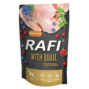Dolina Noteci RAFI Dog with Quail - Вологий корм з перепілкою для дорослих собак; 500 г