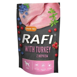 Dolina Noteci RAFI Dog with Turkey - Влажный корм с индейкой для взрослых собак; 500 г
