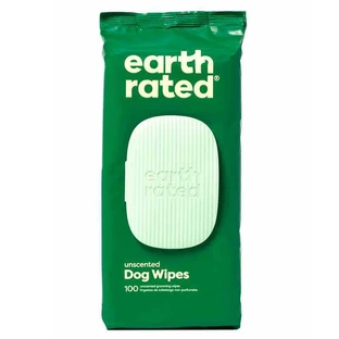 Earth Rated (Эс Рейтид) Dog Wipes - Влажные салфетки универсальные без аромата для ухода за собакой; 100 шт.