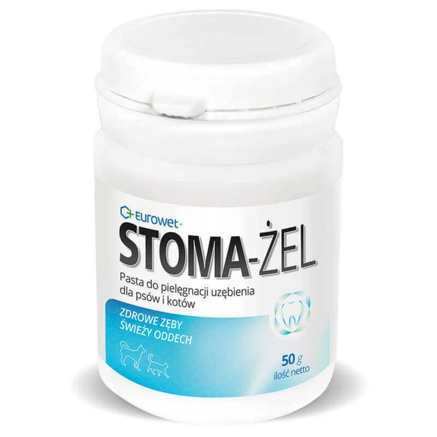 Eurowet (Евровет) Stoma Gel - Зубная паста для ухода за ротовой полостью собак и кошек; 50 г: цены и характеристики