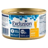 Exclusion Noble Grain Cat Adult Beef - Консервированный монопротеиновый корм с говядиной для взрослых котов всех пород; 85 г