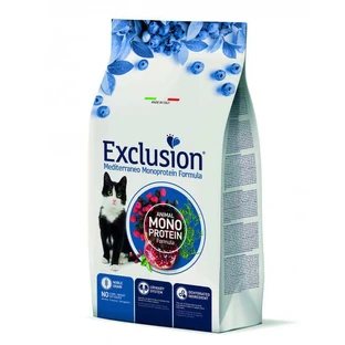 Exclusion Noble Grain Cat Sterilized Chicken - Монопротеїновий сухий корм з куркою для дорослих стерилізованих котів всіх порід; 12 кг