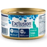 Exclusion Noble Grain Cat Sterilized Tuna - Консервированный монопротеиновый корм с тунцом для стерилизованных котов; 85 г