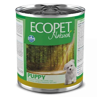 Farmina (Фармина) Ecopet Natural Puppy Chicken – Консервированный корм с курицей для щенков всех пород, беременных и кормящих собак; 300 г