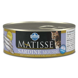 Farmina Matisse Cat Mousse Sardine – Консервований корм з сардиною для котів (мус); 85 г