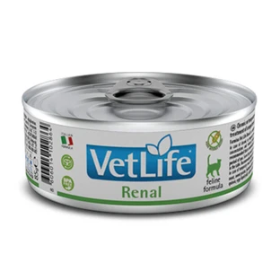 Farmina VetLife Renal – Консервований корм-дієта з куркою для котів із захворюванням нирок; 85 г
