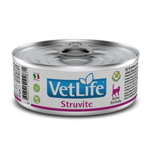 Farmina VetLife Struvite – Консервований корм-дієта з куркою для котів та кішок при сечокам'яній хворобі; 85 г