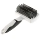 Ferplast (Ферпласт) GRO 5765 PREMIUM SLICKER BRUSH - Двостороння щітка для собак і котів; GRO 5765 (Біло-чорний)