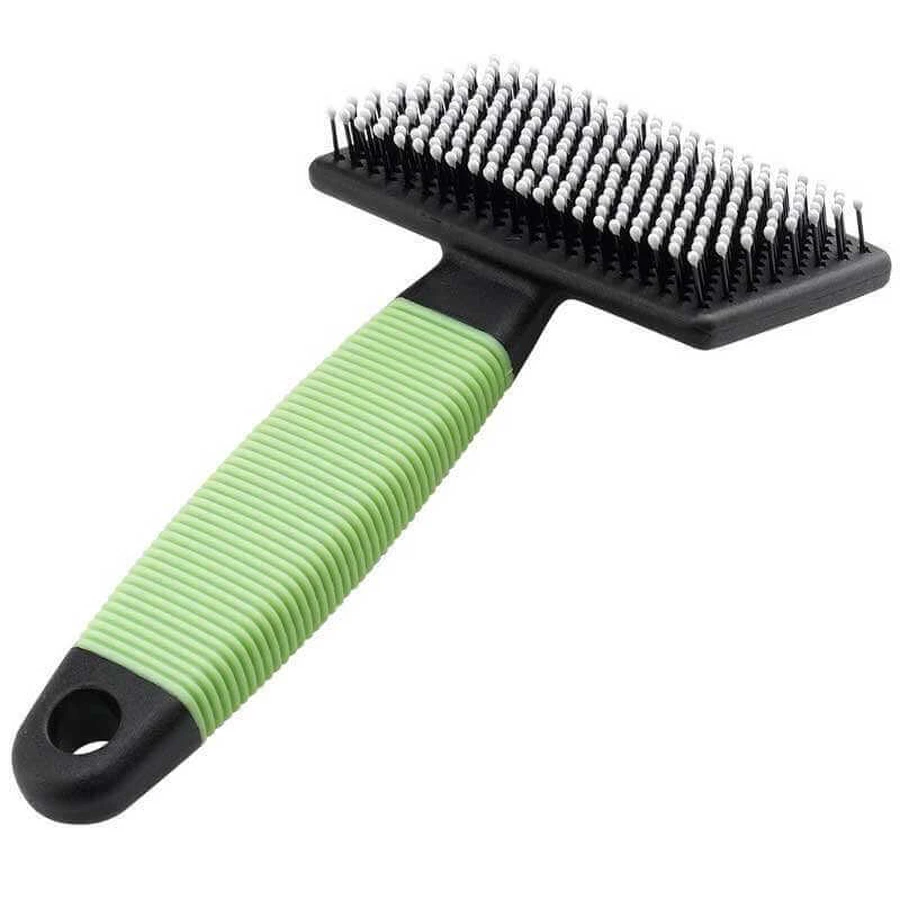 Ferplast (Ферпласт) GRO 5799 - Чесалка з пластиковими зубцями для котів; 14,5х6,8х3,5 см (Салатовий / Чорний): ціни та характеристики