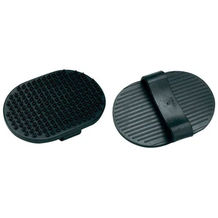Ferplast (Ферпласт) GRO 5932 HAND GROOMER - Гумова овальна щітка для собак; GRO 5932 (Чорний)
