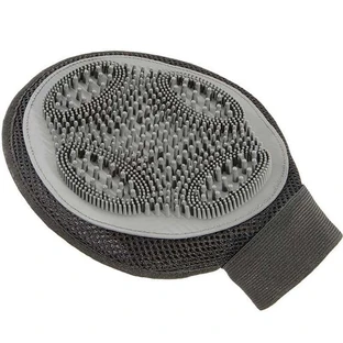 Ferplast (Ферпласт) GRO 5935 MASSAGE BRUSH - Массажная щётка-рукавица для вычесывания собак; GRO 5935 (Черный)