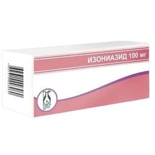 Изониазид табл. 100 мг банка №100 (рецептурный препарат)