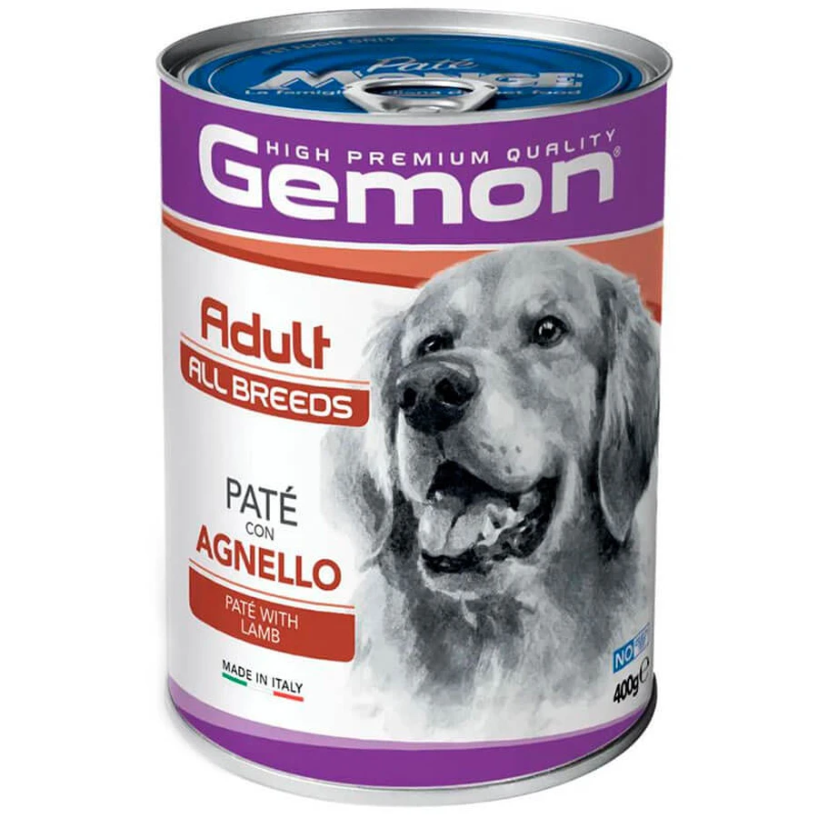 Gemon Dog Adult Pate with Lamb - Влажный корм с ягненком для взрослых собак всех пород (паштет); 400 г: цены и характеристики