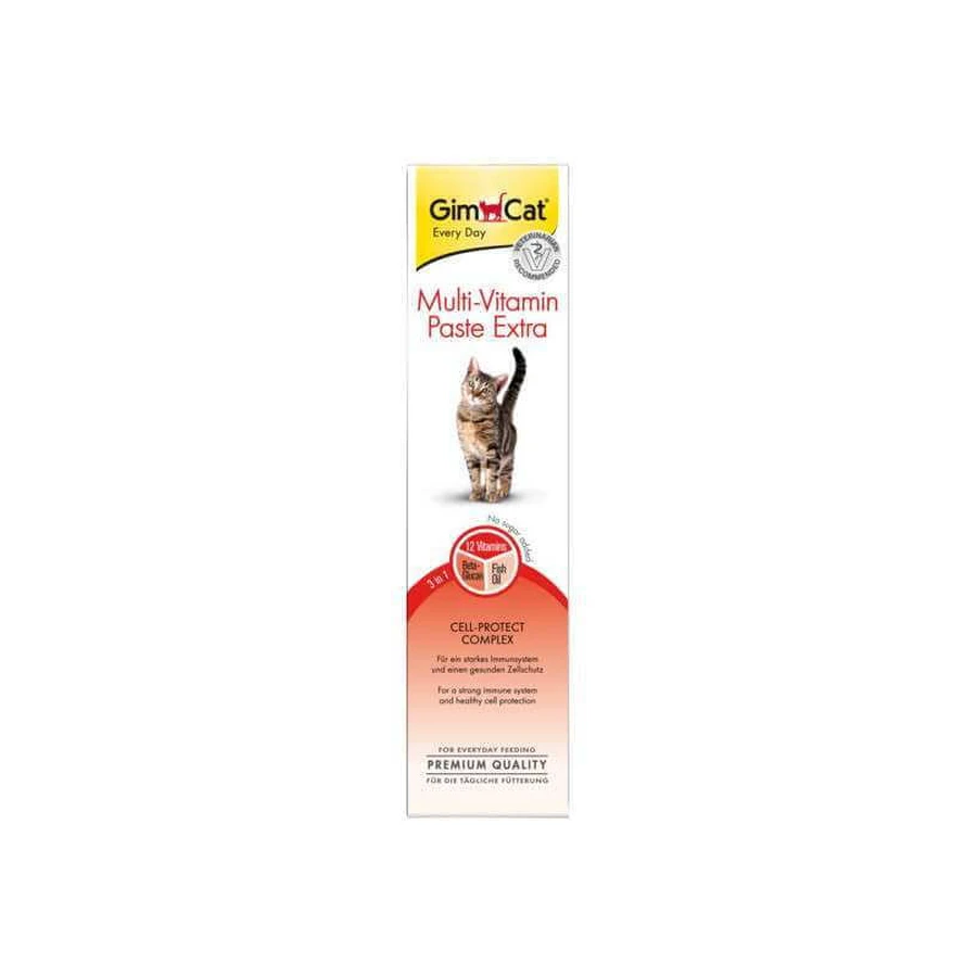 GimCat (ДжимКет) Multi-Vitamin Paste EXTRA - Мультивітаміна паста з жирними кислотами для котів; 50 г: ціни та характеристики