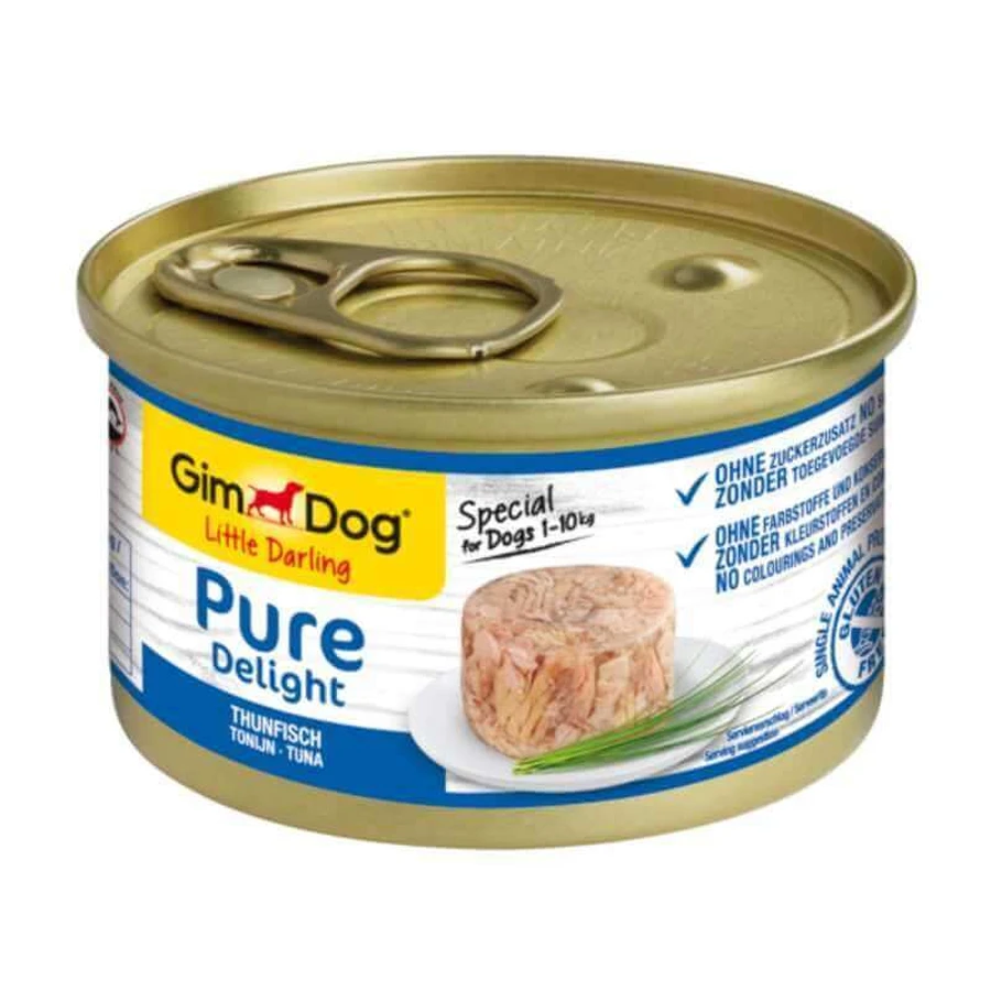 GimDog (Джим Дог) LITTLE DARLINGD Pure Delight - Консервы с тунцом для собак всех пород; 85 г: цены и характеристики