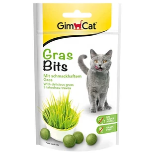 GimСat (ДжимКет) GrasBits - Вітамінізований смаколик з травою для котів; 40 г